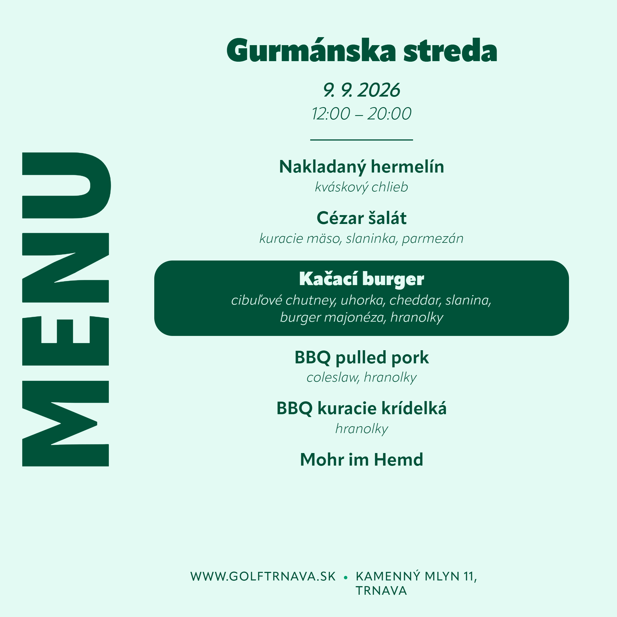 gurmanska streda 9 9